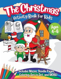 The Christmas Activity Book for Kids - Ages 4-6 - Peanut Prodigy