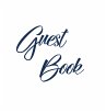 Navy Blue Guest Book, Weddings,... - Bild 1