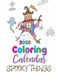 2020 Coloring Calendar Spooky Things - Gumdrop Press