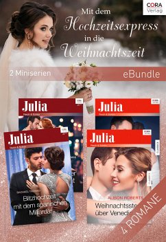 Mit dem Hochzeitsexpress in die Weihnachtszeit (2 Miniserien) (eBook, ePUB) - Thomas, Rachael; Roberts, Alison; McArthur, Fiona