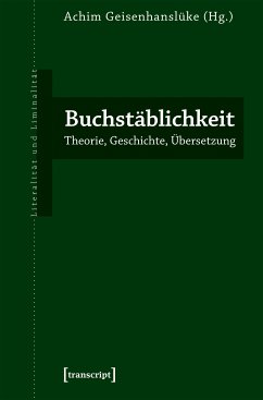 Buchstäblichkeit (eBook, PDF)