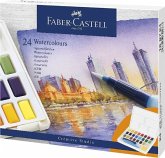 Faber-Castell Aquarellfarben in Näpfchen, 24er Etui Faber-Castell Aquarellfarben in Näpfchen, 24er Etui