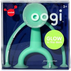 Moluk 2843110 - Oogi, Silikonfigur, 13 cm, Glow in the dark