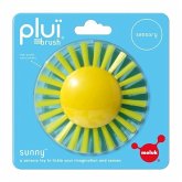 Moluk 2843070 - Pluï Brush Sunny Bürste, Spielbürste, Wasserspielzeug, 9 cm, gelb