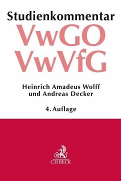 Verwaltungsgerichtsordnung (VwGO) Verwaltungsverfahrensgesetz (VwVfG) - Wolff, Heinrich Amadeus;Decker, Andreas