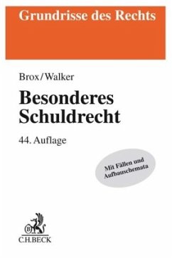 Besonderes Schuldrecht - Brox, Hans;Walker, Wolf-Dietrich