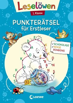 Leselöwen Punkterätsel für Erstleser - 1. Klasse (Blau)