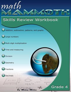 Math Mammoth Grade 4 Skills Review Workbook - Miller, Maria