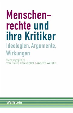 Cover Menschenrechte und ihre Kritiker (eBook, PDF)