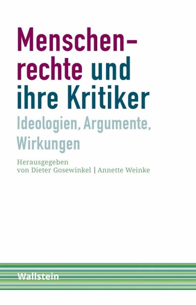 Menschenrechte und ihre Kritiker (eBook, PDF)