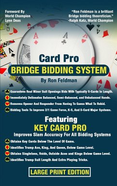 Card Pro Bridge Bidding System (eBook, ePUB) - Foldman, Ron