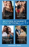 Modern Romance January 2020 Books 5-8: Billionaire's Wife on Paper (Conveniently Wed!) / Claimed for the Desert Prince's Heir / Their Royal Wedding Bargain / A Shocking Proposal in Sicily (eBook, ePUB)