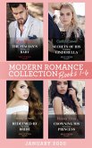 Modern Romance January 2020 Books 1-4: The Italian's Unexpected Baby (Secret Heirs of Billionaires) / Secrets of His Forbidden Cinderella / Redeemed by His Stolen Bride / Crowning His Convenient Princess (eBook, ePUB)