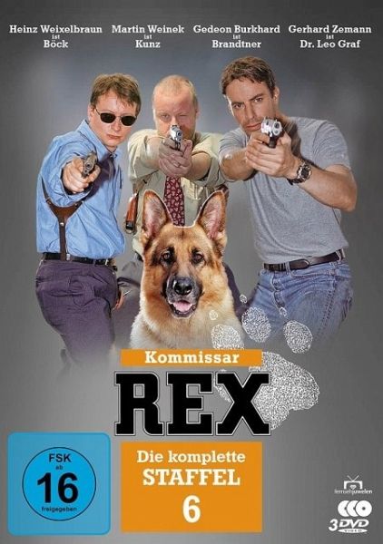 Kommissar Rex-Die Komplette 6.Staffel (3 Dvds) auf DVD - Portofrei bei  bücher.de