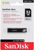 SanDisk Ultra USB Type C 32GB Read 150 MB/s SDCZ460-032G-G46