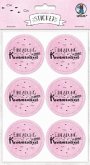 URSUS 24 Sticker &quote;Einladung zu meiner Kommunion&quote;, rosa