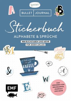 Bullet Journal - Stickerbuch Alphabete und Sprüche: 1000 Buchstaben und mehr für jeden Anlass - Edition Michael Fischer