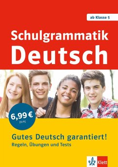 Schulgrammatik Deutsch ab Klasse 5. Regeln, Übungen und Tests