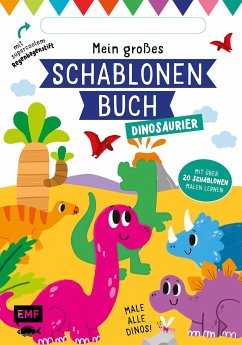 Mein großes Schablonen-Buch - Dinosaurier - Golding, Elizabeth