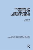 Training of Sci-Tech Librarians & Library Users (eBook, PDF)