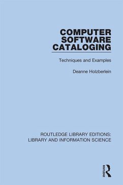 Cover Computer Software Cataloging (eBook, PDF)