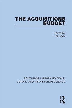 Cover The Acquisitions Budget (eBook, ePUB)