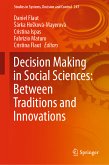 Decision Making in Social Sciences: Between Traditions and Innovations (eBook, PDF)