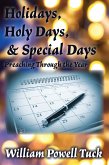 Holidays, Holy Days, and Special Days (eBook, ePUB) Holidays, Holy Days, and Special Days (eBook, ePUB)