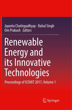 Renewable Energy and its Innovative Technologies