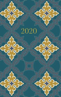 2020 Planner ¿ Diary ¿ Journal ¿ Week per spread ¿ Teal Tiles - Ismail, Reyhana