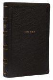 NKJV, End-of-Verse Reference Bible, Personal Size Large Print, Leathersoft, Black, Thumb Indexed, Red Letter, Comfort Print