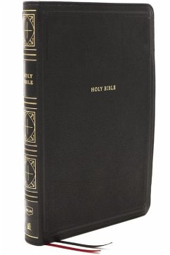 Nkjv, Thinline Bible, Giant Print, Leathersoft, Black, Thumb Indexed, Red Letter Edition, Comfort Print - Thomas Nelson