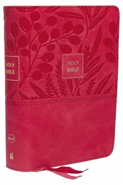 Nkjv, Reference Bible, Compact, Leathersoft, Pink, Red Letter Edition, Comfort Print - Thomas Nelson