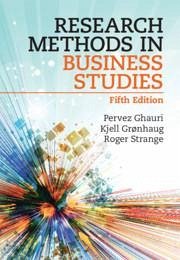 Research Methods in Business Studies - Ghauri, Pervez; Grønhaug, Kjell; Strange, Roger