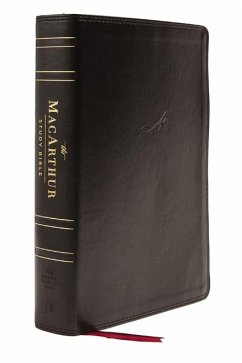 Nasb, MacArthur Study Bible, 2nd Edition, Leathersoft, Black, Comfort Print - Thomas Nelson