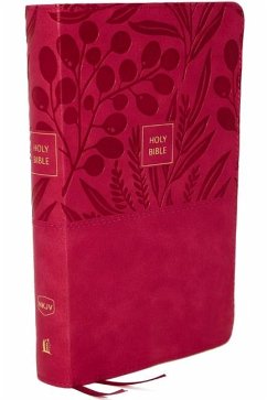 Nkjv, Reference Bible, Personal Size Large Print, Leathersoft, Pink, Thumb Indexed, Red Letter Edition, Comfort Print - Thomas Nelson