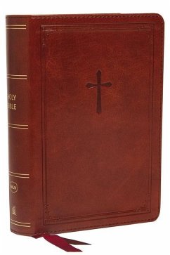 Nkjv, Reference Bible, Compact, Leathersoft, Brown, Red Letter Edition, Comfort Print - Thomas Nelson