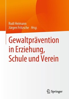 Cover Gewaltprävention in Erziehung, Schule und Verein (eBook, PDF)