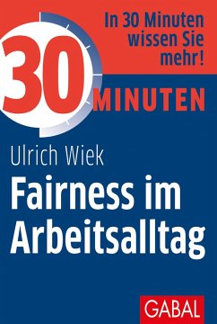 Cover 30 Minuten Fairness im Arbeitsalltag (eBook, PDF)