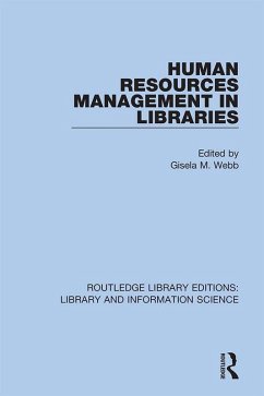 Cover Human Resources Management in Libraries (eBook, ePUB)