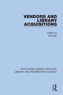 Cover Vendors and Library Acquisitions (eBook, PDF)