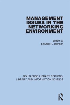 Management Issues in the Networking Environment (eBook, ePUB)