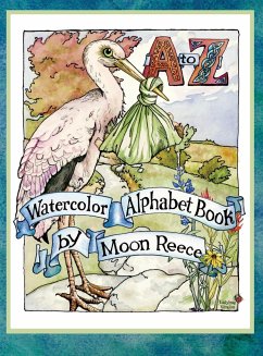 Watercolor Alphabet Book - Reece, Moon