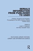 Serials Information from Publisher to User (eBook, ePUB)