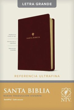 Santa Biblia Ntv, Edición de Referencia Ultrafina, Letra Grande (Sentipiel, Café Oscuro, Índice)