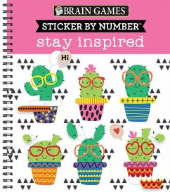 Brain Games - Sticker by Number: Stay Inspired - Publications International Ltd; New Seasons; Brain Games