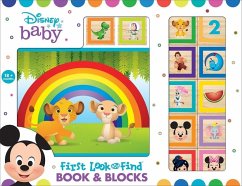 Disney Baby: First Look and Find Book & Blocks [With Blocks] - Wage, Erin Rose
