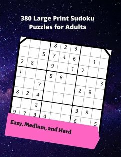 380 Large Print Sudoku Puzzles for Adults: easy to hard puzzles to challenge your brain - Wisdom, Royal