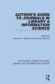 Author's Guide to Journals in Library & Information Science (eBook, ePUB) Author's Guide to Journals in Library & Information Science (eBook, ePUB)