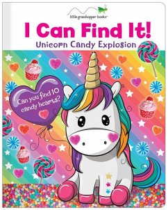 I Can Find It! Unicorn Candy Explosion (Large Padded Board Book) - Little Grasshopper Books; Publications International Ltd